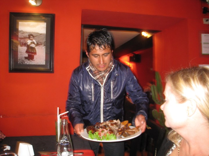 Enrique and the guinea pig 