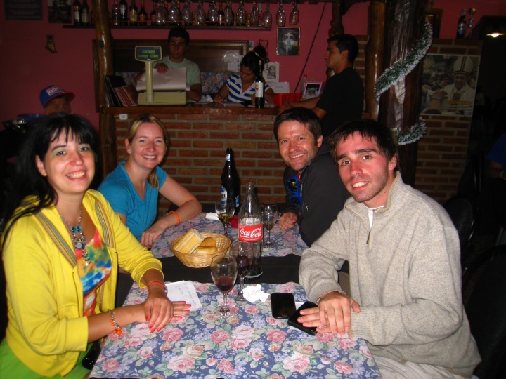 Travel companions from Argentina and Uruguay - don´t ask about the best way to serve mate!